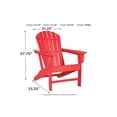 thumbnail image 4 of Ashley Furniture Sundown Treasure Chaise Adirondack Rouge, 4 of 5