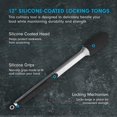 thumbnail image 4 of Messermeister Silicone Coated Locking Tong, 12-Inch, Black, 4 of 4