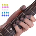 thumbnail image 5 of 12pcs Set Silicone Rubber Guitar Fingerstall Guitar Fingertip Finger Guards, 5 of 5
