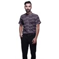 thumbnail image 1 of BESTMAN Chemise Décontractée pour Homme à Manches Courtes, Coupe Ajustée, en Coton, à Boutons, 1 of 5
