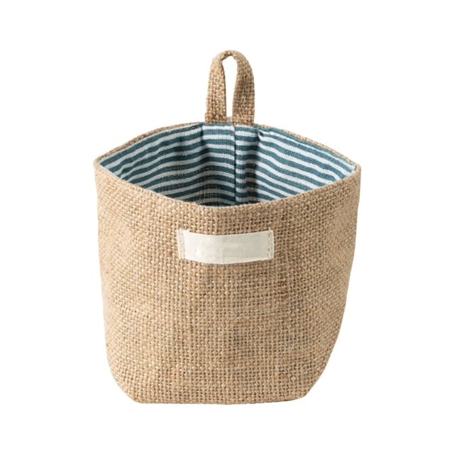 Organisateur Suspendu de Rangement pour Textiles de Maison pour Mur, Porte et Garde-Robe, Sac Décoratif à Suspendre au Mur avec Usage Multifonction et Conception Gain de Place
