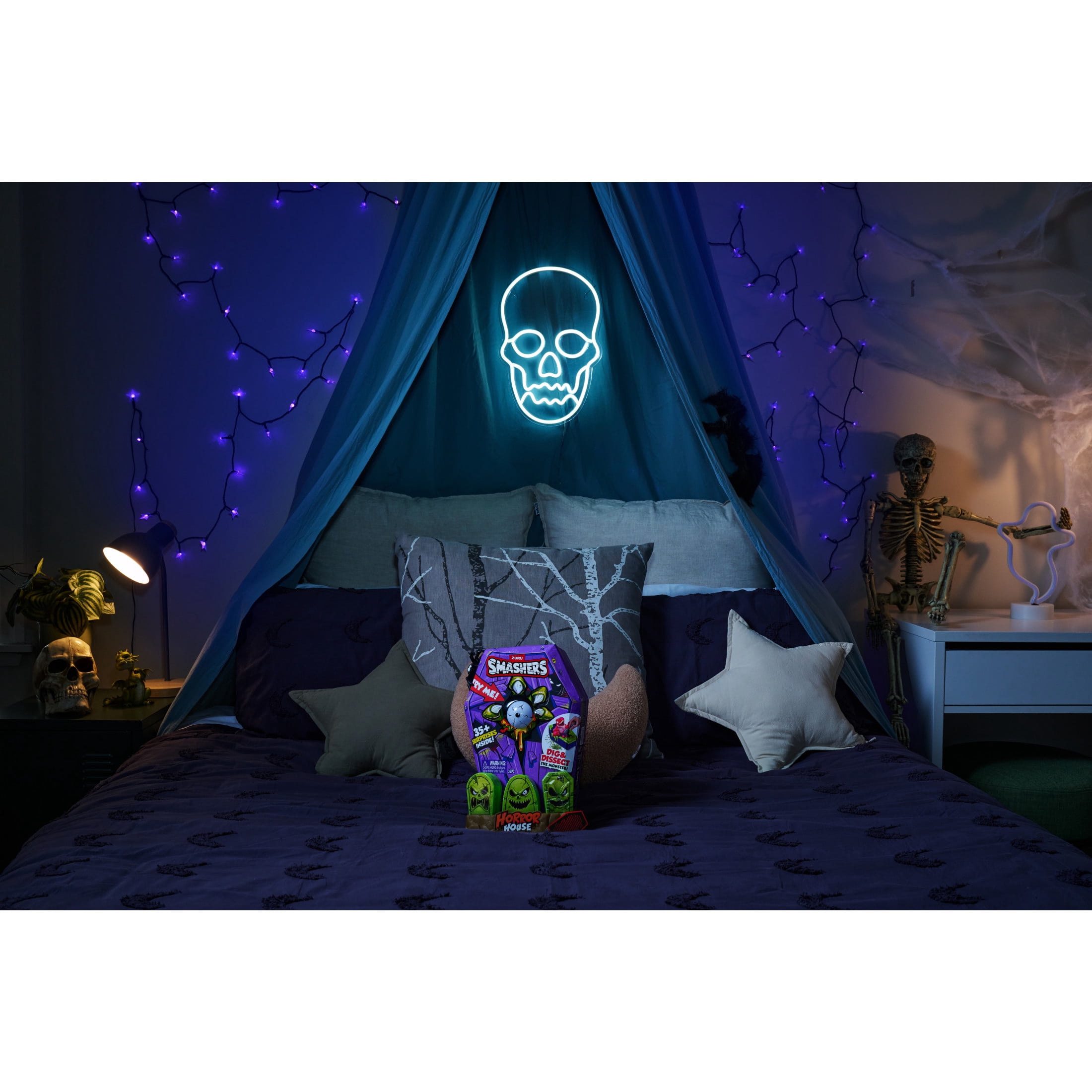 Smashers Mega Horror House de ZURU, jouet interactif, jouet à collectionner pour enfants et adolescents