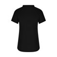thumbnail image 5 of Birdeem Mode Femmes Décontracté Uni Chandail à Enfiler Col en V Manches Courtes T-Shirt Hauts Blouse, 5 of 5