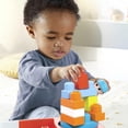 thumbnail image 3 of MEGA BLOKS Building Toy Block Spinning Wagon with 1 Figure (20 Pieces) for Toddler, 3 of 6
