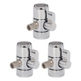 thumbnail image 2 of Adaptateur d'Inversion de Tuyau pour Robinet, Valve d'Inversion de Robinet d'Évier 3 Pcs G1/4 pour Machines à Laver, 2 of 8