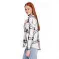 thumbnail image 4 of No Boundaries Women's Oversized Flannel Shirt, 4 of 6