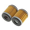 thumbnail image 4 of 2pcs Yellow Oil Filter Universal 450 450R 450W 450X Motorcycle, 4 of 7