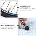 thumbnail image 3 of OUNONA 4Pcs LED Bike Wheel Night Light Green Color Lightweight Easy to Use Bike Tire Light for Cyclists, 3 of 8