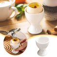 thumbnail image 2 of Ceramic Egg Cup for Christmas Easter Breakfast Boiled Water Cooking Easy Clean Kitchen Memories, 2 of 7