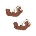 thumbnail image 2 of lionlar Bag Buckles Bag Accessories No Punching Shoulder Strap Conversion Buckle Brown, 2 of 9