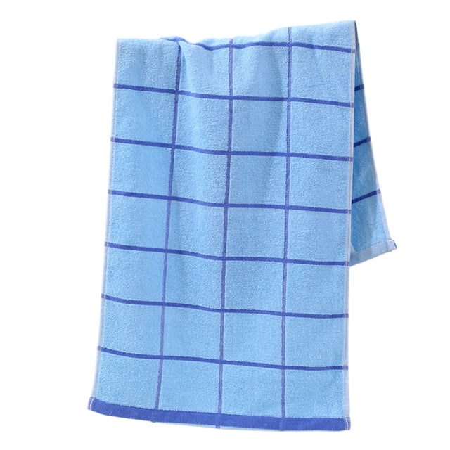 Btomtd 35X90cm Household Towel Absorbent Bath Gift Towels, Blue