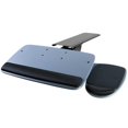 thumbnail image 1 of Mount-It! Under Desk Keyboard Tray, Adjustable Keyboard and Mouse Drawer Platform with Ergonomic Wrist Rest Pad, 17.25" Track (MI-7137), 1 of 4
