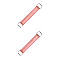 thumbnail image 1 of Decodeary 30-150lbs Chest Expander Rally Strap Elastic Band Rope Resistance Leg Foot Red 67 x 11cm 2Set, 1 of 6
