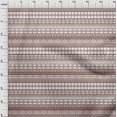 thumbnail image 3 of oneOone Silk Tabby Brown Fabric Aztec Tribal Craft Projects Decor Fabric Printed By The Yard 42 Inch Wide, 3 of 4