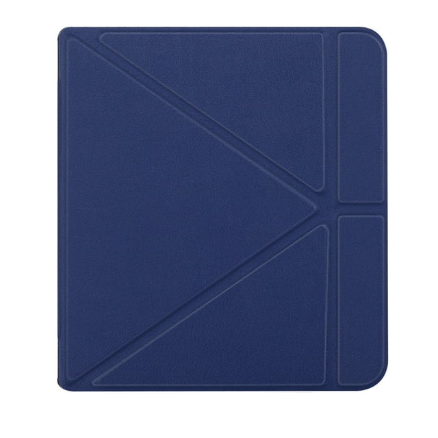 Cameland Étui à Rabat Intelligent en Cuir Multi-Pli + Support pour Kobo Libra H2O 7,0 Po