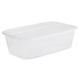 thumbnail image 1 of Life Story Durable 5.7-Liter Clear Shoe & Closet Storage Box Container (24 Pack), 1 of 7
