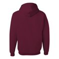 thumbnail image 3 of Jerzees Mens NuBlend Pull Over Hooded Sweatshirt, S, Maroon, 3 of 3