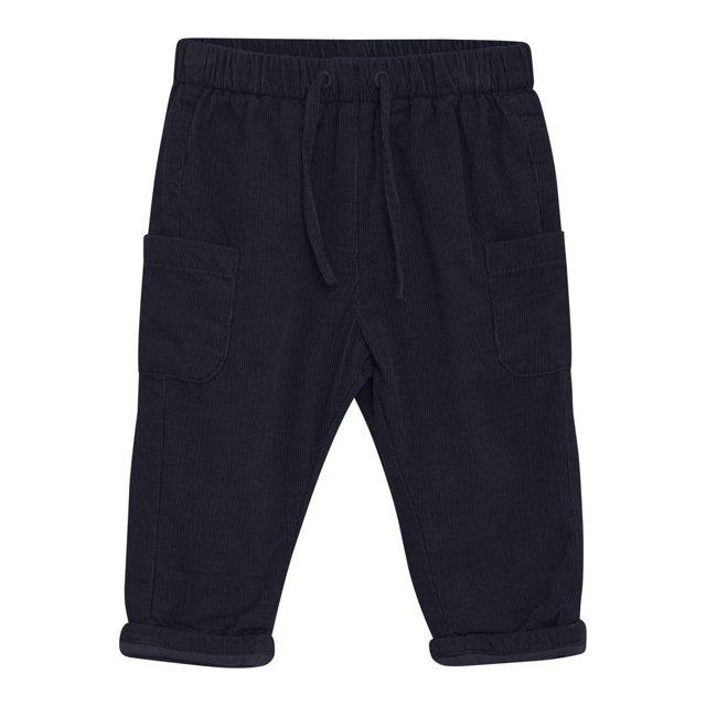 Minymo Pantalon en Velours Côtelé - Nuit Parisienne (3 Mois)