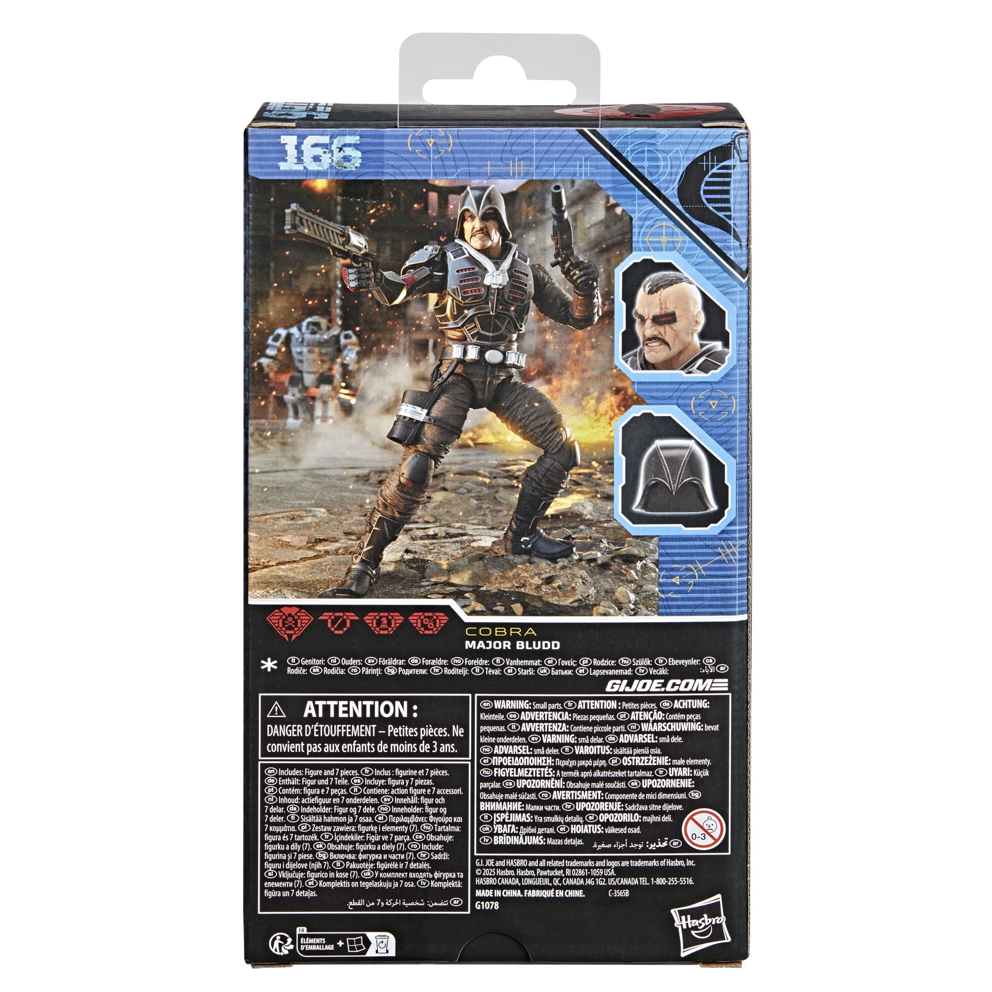 G.I. Joe Classified Series #166, Major Bludd, 6 Inch Action Figure