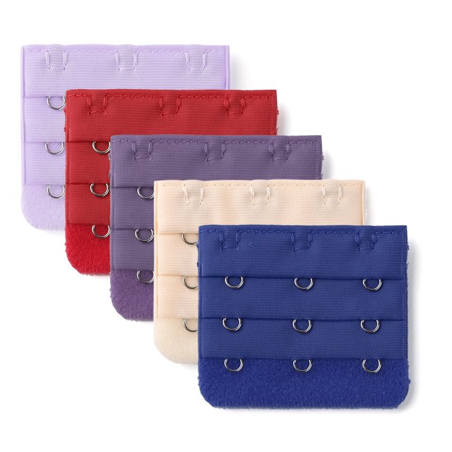 INSPIRE CHIC Rallonges de Bretelles de Soutien-Gorge pour Femmes à 3 Crochets à 3 Rangées Crochets à Boucle