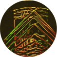 thumbnail image 1 of Ahgly Company Tapis Rond Lavable en Machine Intérieur Transitionnel Brun Bronze Foncé, 5 Pieds Rond, 1 of 7