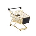 thumbnail image 3 of Mini Panier d'Achat Jeu d'Imitation Simulation Panier d'Achat pour Fille Enfant Doré, 3 of 8