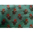 thumbnail image 4 of oneOone Cotton Silk Fabric Leaves & Floral Block Print Fabric BTY 42 Inch Wide, 4 of 4
