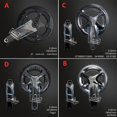 thumbnail image 3 of Bgsha Bicycle Crank Protector Stickers Decals Road Bike Adhesive TPH For-SRAM/SHIMAN0, 3 of 6