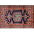 thumbnail image 1 of Ahgly Company Machine Washable Indoor Rectangle Traditional Saffron Red Area Rugs, 2' x 5', 1 of 7