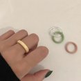 thumbnail image 4 of Bague en Résine Mode Bague Statement en Acrylique Transparent Bague de Phalange Bague de Doigt, 4 of 10
