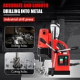 thumbnail image 2 of AKDSteel Powerful Magnetic Drill Press, Portable Electric Drilling Machine For Metal Surfaces, Suitable For Industrial And Home Use, 2 of 7