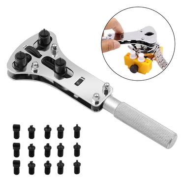 MYG Wristwatch Case Opener Adjustable Screw Back Wrench Remover Watch Repair Tool