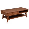 thumbnail image 1 of Alpine Furniture Table Basse en Bois Flynn 1 Tiroir Couleur Chêne (Marron), 1 of 7
