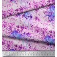 thumbnail image 2 of Soimoi Rayon Crepe Fabric Leaves & Texture Print Fabric by the Yard 46 Inch Wide, 2 of 2