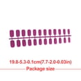 thumbnail image 3 of 1 Set Glue on Nails on Decorations Medium Length Files Stick Full Cover Wraps Art Decals Artificial Beauty Tool Manicure Kit Decorations 23, 3 of 6