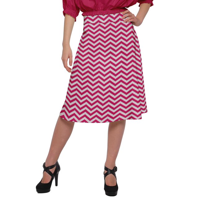 Moomaya Jupe Imprimée pour Femmes en Poly Spandex Tenue Décontractée Jupe d'Été pour Filles