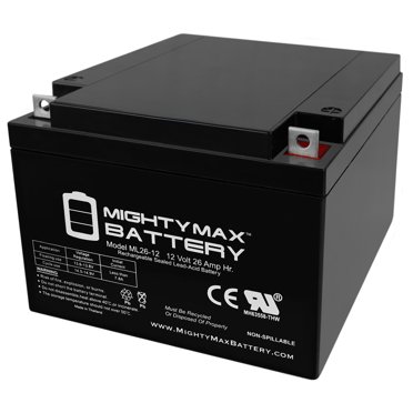 Batterie 12V 26AH pour Lectronic Kaddy 2000 Motorcaddy et Golf Caddy
