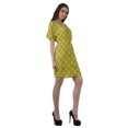 thumbnail image 4 of Moomaya Robes Décontractées pour Femmes Courtes Imprimées Robe Fluide à Col en V pour Femmes Grande Taille, 4 of 6