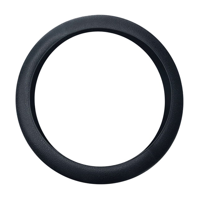 Silicone car steering wheel cover, non-slip and wear-resistant, designed for universal fit on 32-40cm steering wheels. Made from high-quality silicone, it offers grip, comfort, and protection against cracking and peeling. Easy to install and suitable for all seasons.
