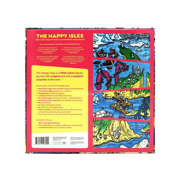 The Happy Isles 1000 Piece Jigsaw Puzzle from The Magic Puzzle