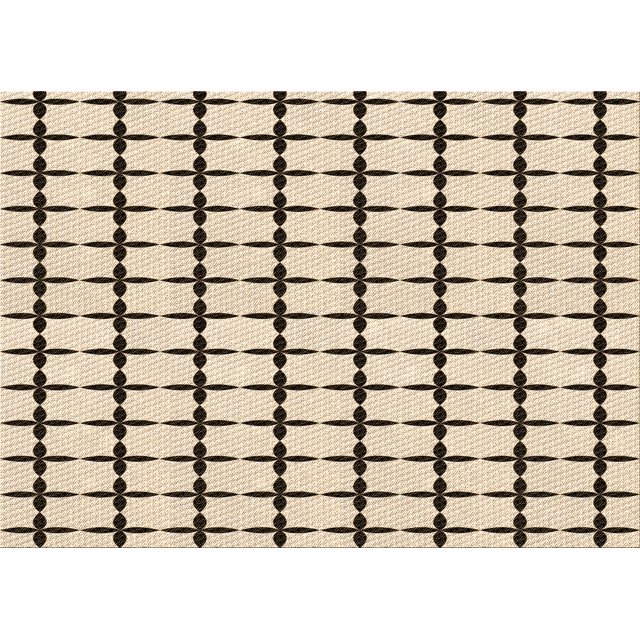 Ahgly Company Machine Washable Indoor Rectangle Transitional Wheat Beige Area Rugs, 8' x 12'