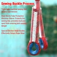 thumbnail image 3 of yeacher 10mm Heavy-Duty Climbing Rope for Outdoor Adventures, Rock Climbing, and Rescue Operations - High-Strength Polyester & Polypropylene, 850kg Load Capacity, Multiple Lengths & Colors Available, 3 of 6