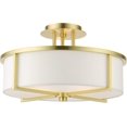 thumbnail image 2 of Livex Lighting 51074-12 Three-Light Semi Flush Mount 16"W A19 Ceiling Light, 2 of 2