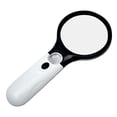 thumbnail image 1 of IROINID 45X Handheld 3 LED Light Magnifier For Reading Magnifying Glass Lens Jewelry, 1 of 5