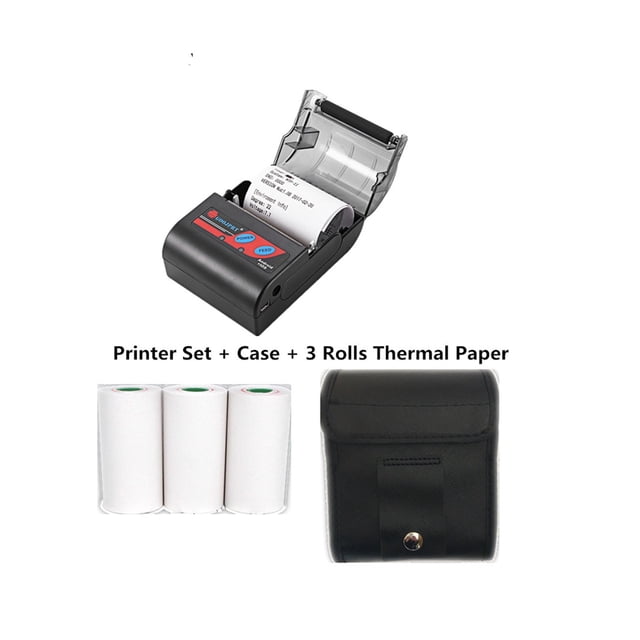 Handheld Bluetooth Thermal Receipt Printer Mobile Mini 58mm Portable Printer USB Tickets Printers ,Easy to Use