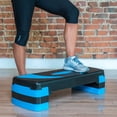 thumbnail image 2 of PRISP Adjustable Aerobic Stepper 78cm, 3 Levels (4''/6''/8'') Exercise Step Platform for Home Gym and Fitness Training, 2 of 8