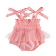 thumbnail image 1 of Newborn Bow Frenulum Camisole Romper, 1 of 8