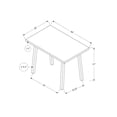 thumbnail image 2 of Monarch Specialties Dining Table, 60" Rectangular, Kitchen, Dining Room, Metal, Laminate, Grey, Black, Contemporary, Modern, 2 of 4