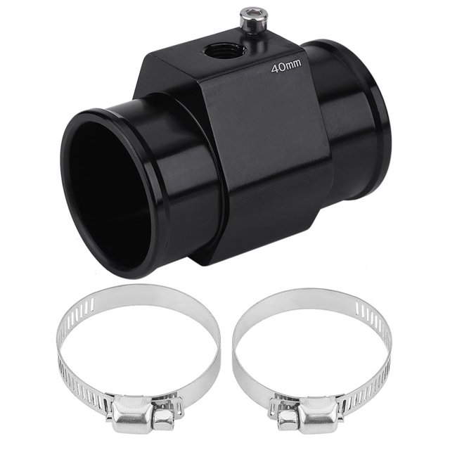 Herwey Temperature Sensor Adapter, Car Water Temp Temperature Joint Pipe Hose Sensor Gauge Adapter, Water Temp Joint Pipe