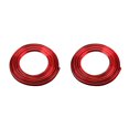 thumbnail image 1 of stanreset 5M Ligne Décoration Intérieure de Voiture Bande Rouge Bord Pointé Panneau de Porte Accessoires Garniture Rouge 2Ensemble, 1 of 6